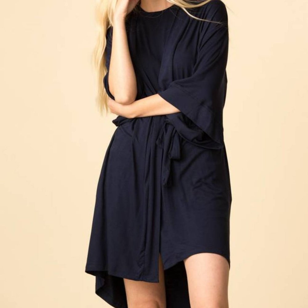 Maison Du Soir Robe In Black - image 2